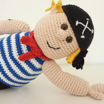 Häkelanleitung - Pietro Pirat