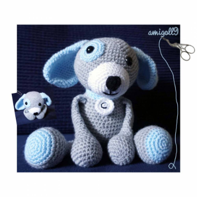 Häkelanleitung für den klugen Hund Charly