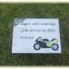 Türschild  Motorrad mit Spruch, Geburtstag, Familienschild Bild 3