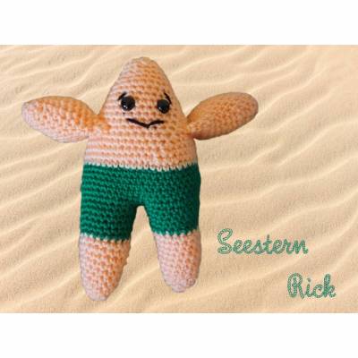 Amigurumi Häkelanleitung für unseren Seestern Rick!