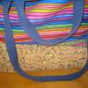 Stofftasche aus Baumwolle und Kork mit vier Henkeln Bild 3