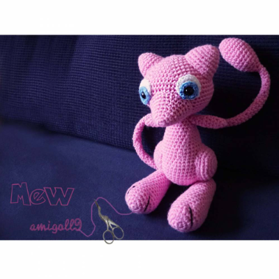 Amigurumi Häkelanleitung für den Pokémon Mew