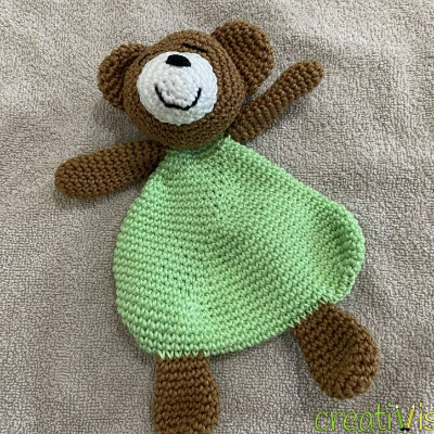 Häkelanleitung - Schmusetuch "Teddy"