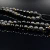 Herren Halskette aus Edelsteinen Onyx Lava Achat mit Knotenverschluss, Länge 57 cm Bild 6
