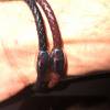 Armband, Leder, Edelstahl, Magnetverschluss, Lederarmband, unisex, Mann, Frau, Lederband, Bild 5