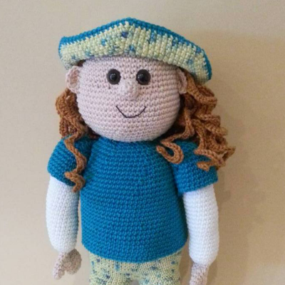 Häkelanleitung - Lola Lockenkopf