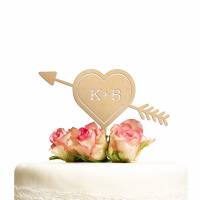 Cake Topper Hochzeit personalisiert Holz mit Namen Kuchentopper Just Married Hochzeitstorte Tortenaufsatz Tortendeko Deko Hochzeitsgeschenk Bild 1