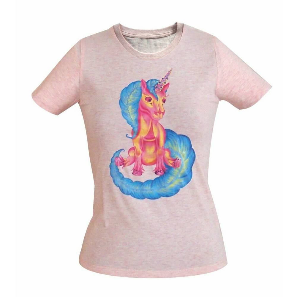 Kids Bio T-Shirt mit Einhornfans - Einhorn Candy Bild 1