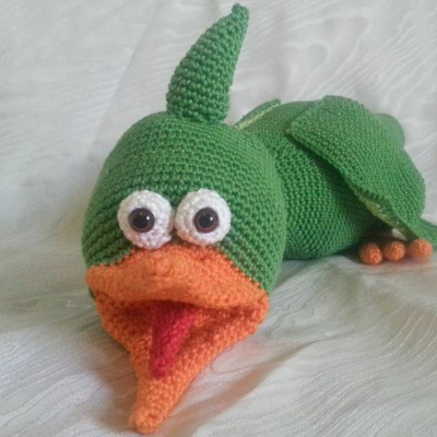 Häkelanleitung - Freddy Flugsaurier