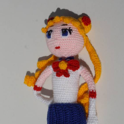 Häkelanleitung Amigurumi Puppe Sailormoon!