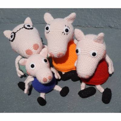 Häkelanleitung für die Familie mit Pep!