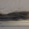 10 Gramm graue Suri Alpaka Strähnen zum rerooten und zur Herstellung von Perücken. Bild 4
