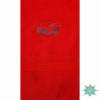 Handtuch, rot, 50x100 cm, mit Motiv "Schwimmen" und Namen Bild 2
