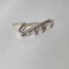 "Krokodil" als Krawattenklammer in 925 Silber gefertigt. Bild 2