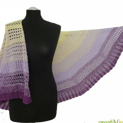 Häkelanleitung - Tuch "Ametista"
