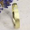 Schmaler Ring aus Gold 585/- mit grünem Turmalin Bild 5