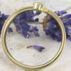 Schmaler Ring aus Gold 585/- mit grünem Turmalin Bild 7