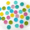 Konfetti Mini Dots Kreise uni gehäkelt, Häkelapplikationen bunte Punkte in Wunschfarben Bild 3