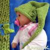 Willkommen Eine Geschenk- Socke und Baby- Zipfelmütze Helloliv gestrickt Bild 6