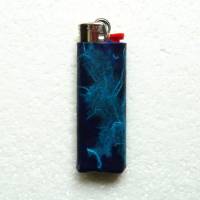 Feuerzeughülle nachtblau inkl. BIC-Feuerzeug Bild 1