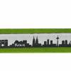 Schlüsselanhänger Stadt Köln grün - verschiedene Längen und Anhängerformen Bild 3