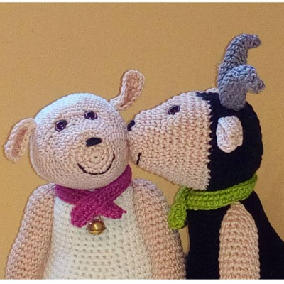 Häkelanleitung - Sheldon & Sheila Schaf