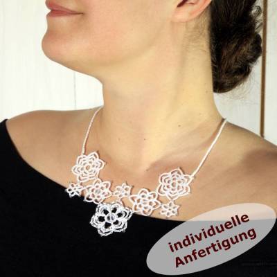 Kette Isabella Baumwolle Textilschmuck INDIVIDUELLE ANFERTIGUNG