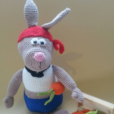 Häkelanleitung - Hase "Mats Mümmelmann"