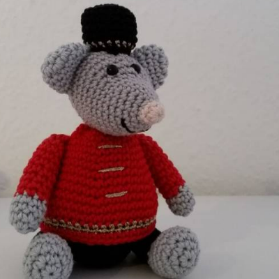 Häkelanleitung - Nussknacker-Maus "Mini"