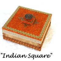 kunst schmuck box indisches design unikat holz schmuckaufbewahrung schmuckkasten boho indisch ethno schmuckschatulle Bild 1
