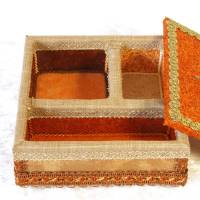 kunst schmuck box indisches design unikat holz schmuckaufbewahrung schmuckkasten boho indisch ethno schmuckschatulle Bild 6