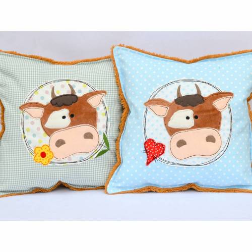 Stickdatei Kuh AnneLisa 10x10cm 4er SET