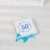 Geldgeschenk 50.ter Geburtstag, blau, Gutscheinverpackung, Box, Geschenkverpackung, Geburtstagsgeschenk Bild 2