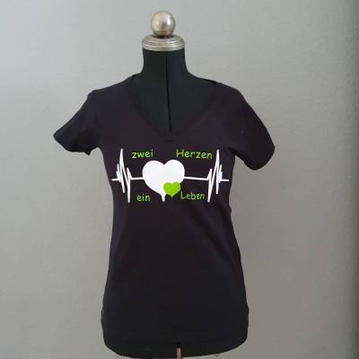 zwei Herzen ein Leben Tshirt