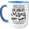 Muttertag Tasse mit Spruch, Coolste Mama der Welt, Geschenk von Tochter für Mutter, Muttertagsgeschenk, Geburtstagsgeschenk Mama Bild 2