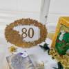 Geldgeschenk 80ter Geburtstag, in gold Tönen mit Kerze, Geburtstagsgeschenk Bild 6
