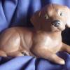 Schokobrauner Labrador,Keramikfigur,Hund,Deco,Welpe Bild 2