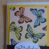 Muttertagskarte Glückwunschkarte zum Muttertag Mama Schmetterlinge Schnetterlingskarte Muttertag Liebe Mutti Grusskarte Bild 2