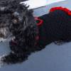 Häkelanleitung für das Hundekleid schwarz/rot Schleife... Bild 5