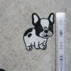 12,50 EUR/m Dekostoff Canvas süße Bulldogge / Hunde auf hellbeige / Leinenoptik Bild 6
