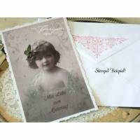 Muttertag, romantische Grußkarte, Muttertagsskarte mit Spruch & Briefumschlag. Bild 1
