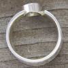 Breiter Ring aus Silber 925/- mit rosa-grünem Turmalin Bild 6