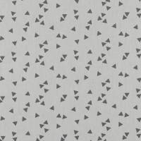 Baumwollstoff Triangle weiß/grau Bild 1