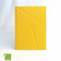 Rezeptbuch, kariert, sonnen-gelb, Kochbuch, DIN A5 Bild 1