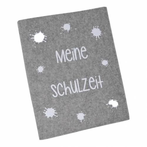 Zeugnismappe / Dokumentenmappe Wunschtext Wollfilz