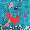 Kissenbezug für 50x50 cm Kissen, Hund mit Halstuch, freie Farbwahl ☆ Bild 3