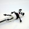 Pen Topper #Stiftaufsatz #Panda #aus Perlen gefädelt 3 cm Bild 6