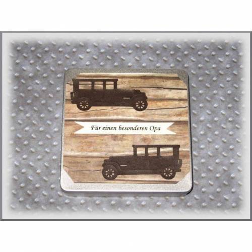 Geschenkverpackung, Oldtimer, Geldgeschenk,Opa