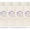 8 Seifenbanderolen: Lavendel Kranz - personalisierbar | mit transparente Klebepunkte Bild 2