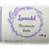 8 Seifenbanderolen: Lavendel Kranz - personalisierbar | mit transparente Klebepunkte Bild 8